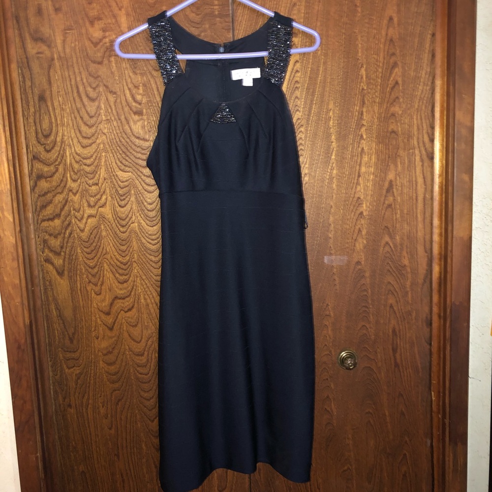 💥Jackie Jon navy fitted dress